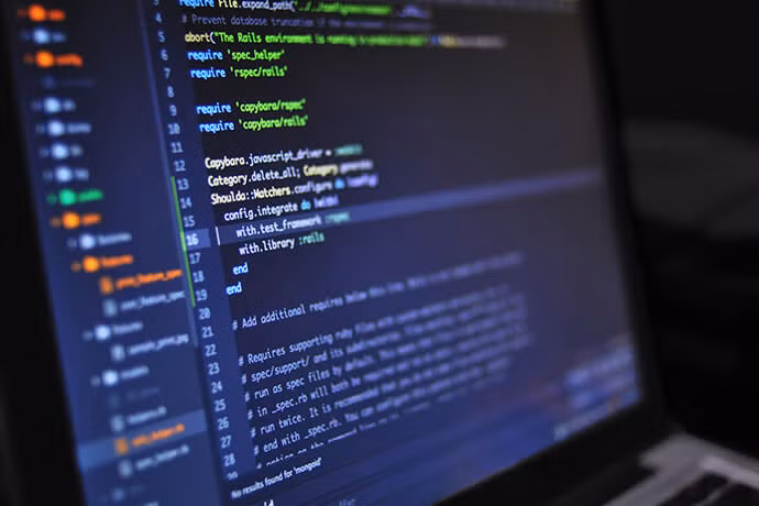 KI Integration Code auf Bildschirm